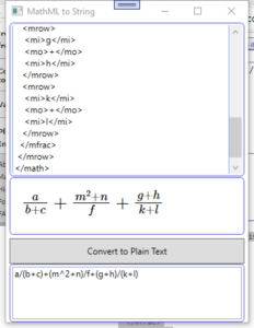 MathML